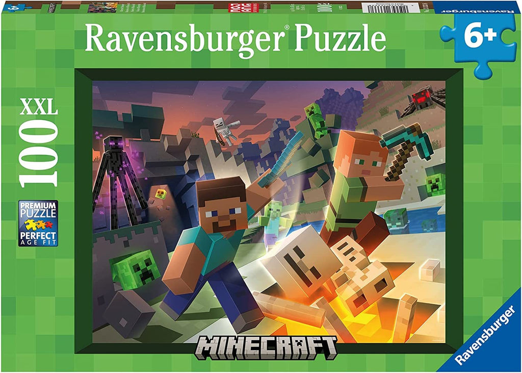 Ravensburger: Minecraft - Monster (100pc Jigsaw) Board Game