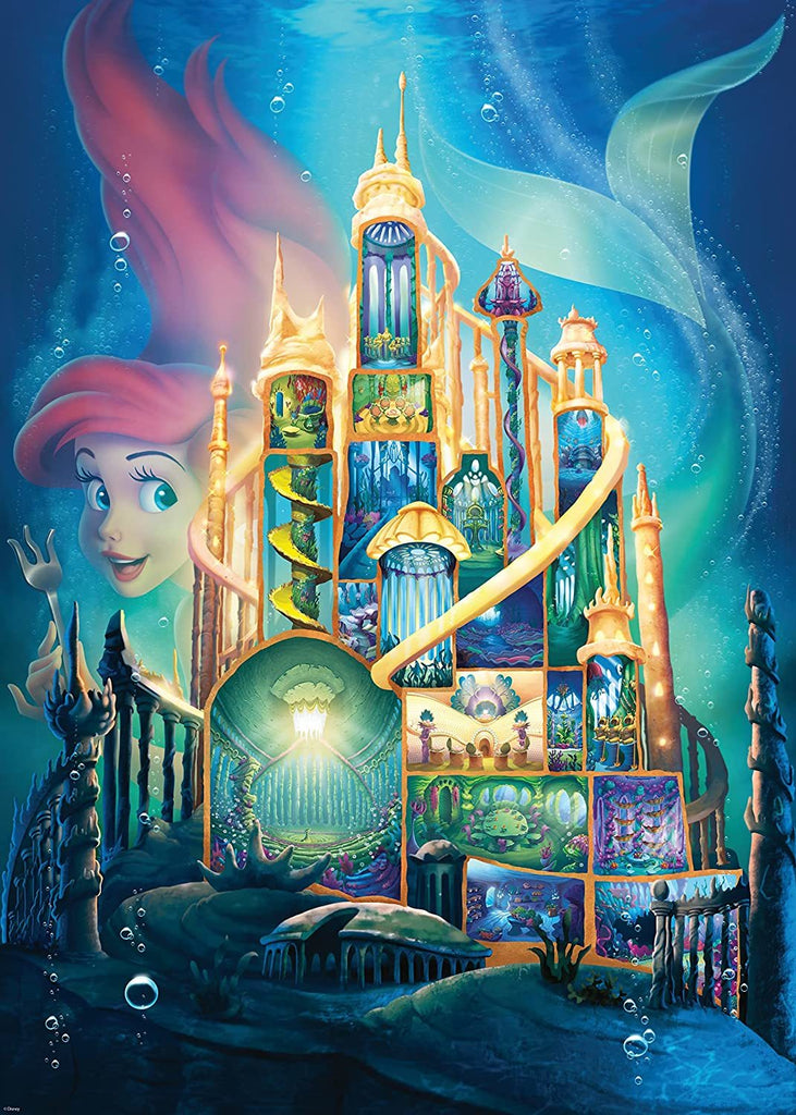 Ravensburger: Disney Castle Collection - Ariel (1000pc Jigsaw) Board Game