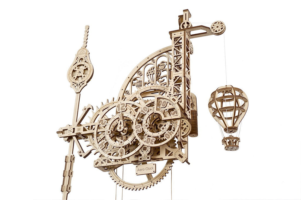 UGears: Aero Wall Clock with Pendulum (320pc) Board Game