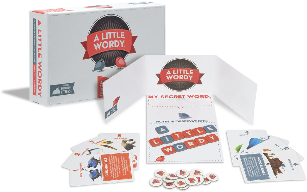 A Little Wordy (by Exploding Kittens) Board Game