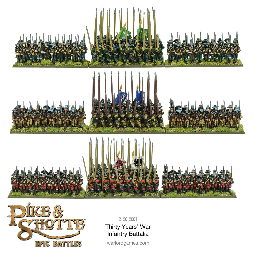 Pike & Shotte Epic Battles: Thirty Year's War Infantry Battalia