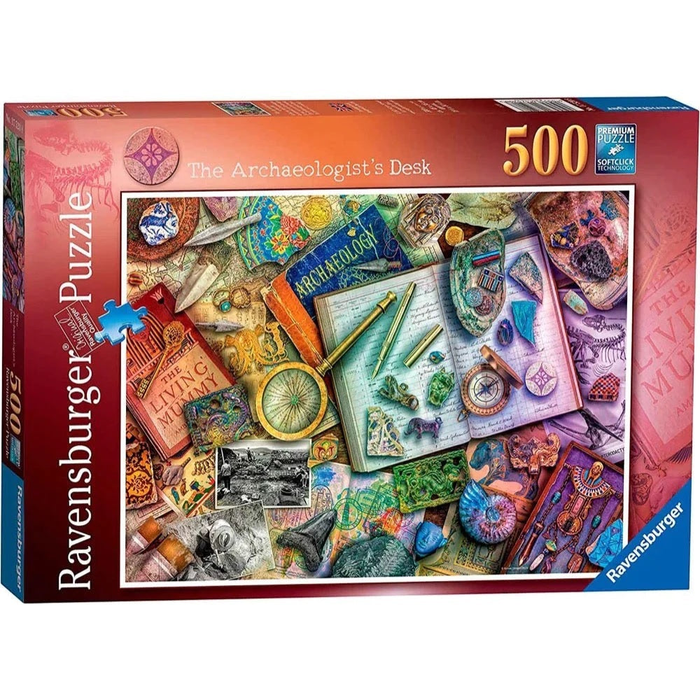 Ravensburger: Archaeologist's Desk (500pc Jigsaw) Board Game