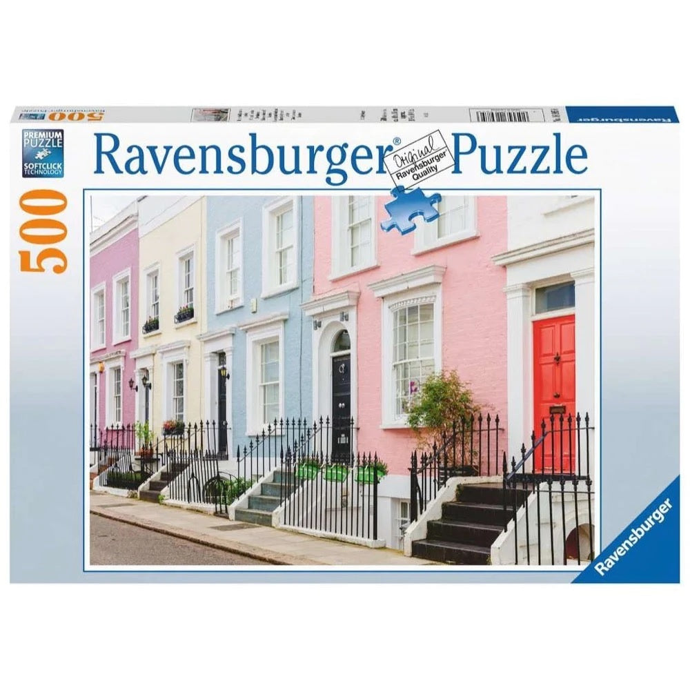 Ravensburger: Colourful London Townhouses (500pc Jigsaw) Board Game