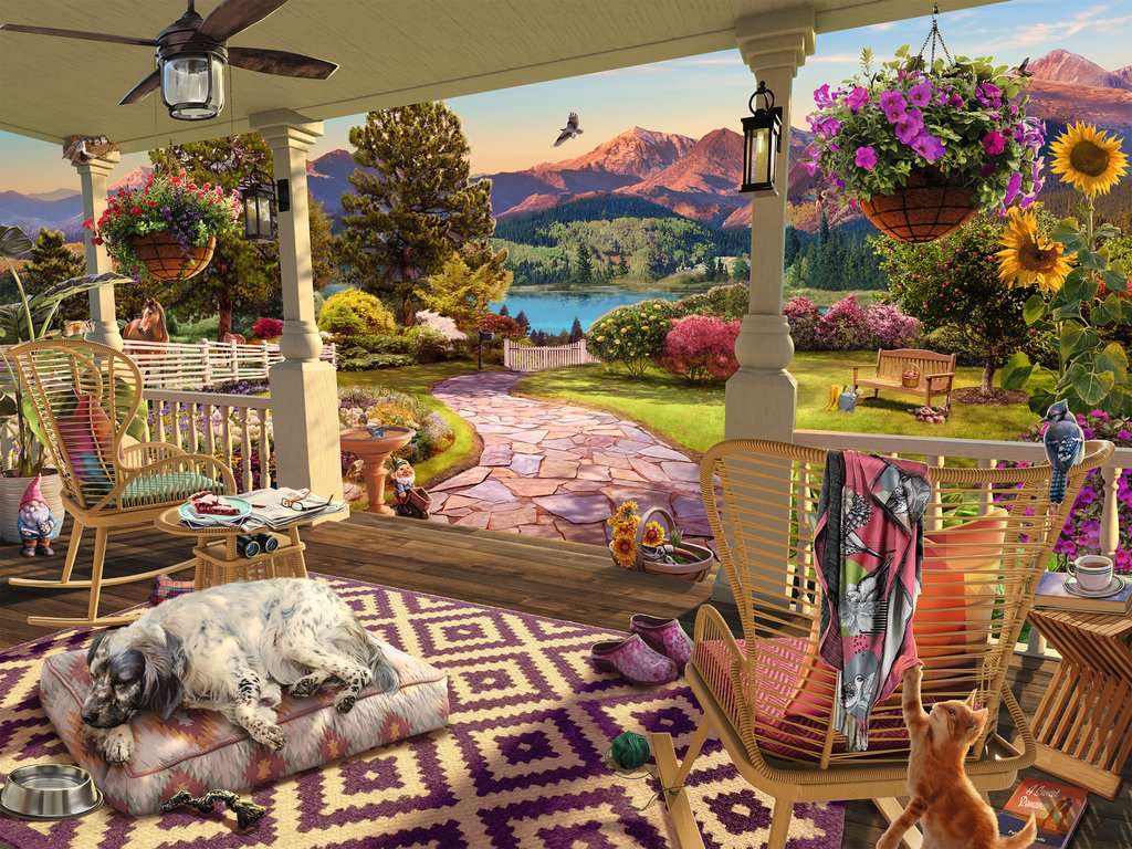 Ravensburger: Cozy Front Porch (750pc Jigsaw) Board Game