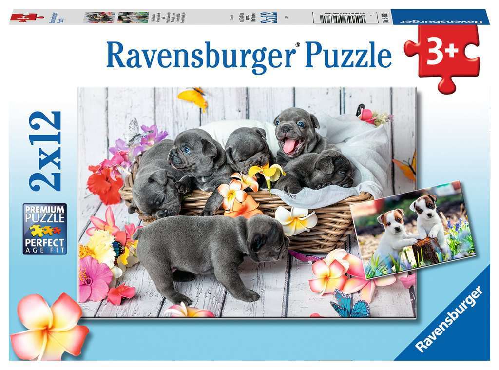 Ravensburger: Cute Little Furballs (2x12pc Jigsaw) Board Game