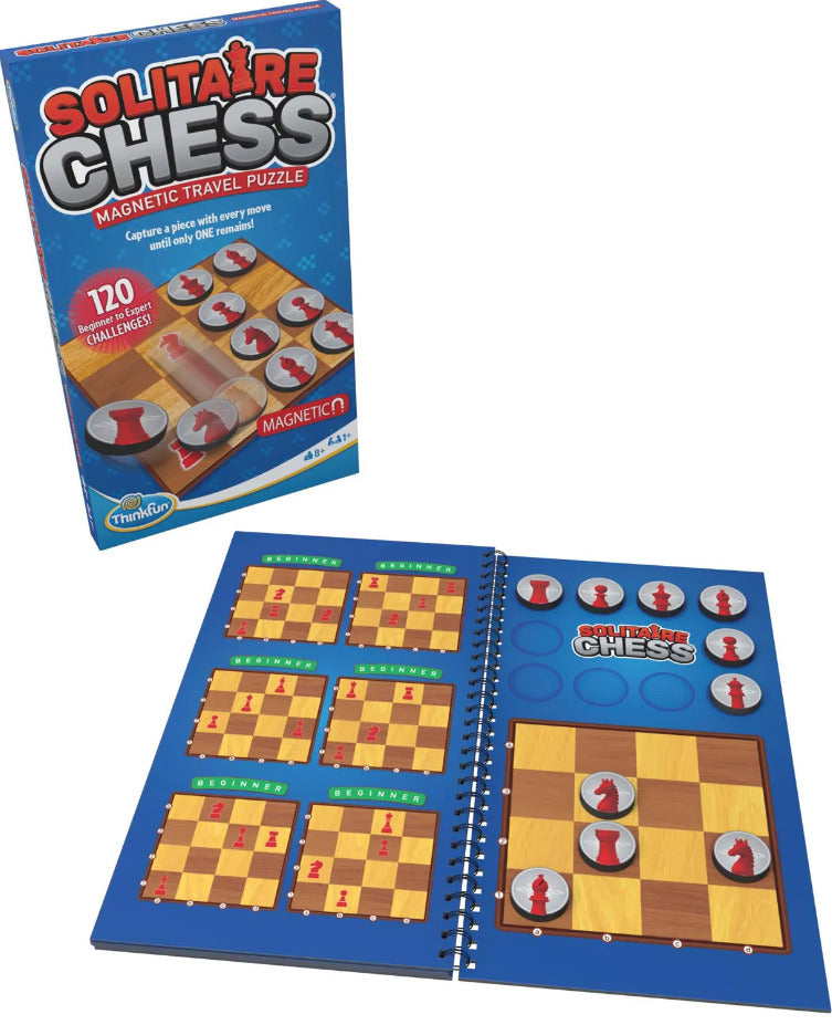 ThinkFun: Solitaire Chess Magnetic Travel Game