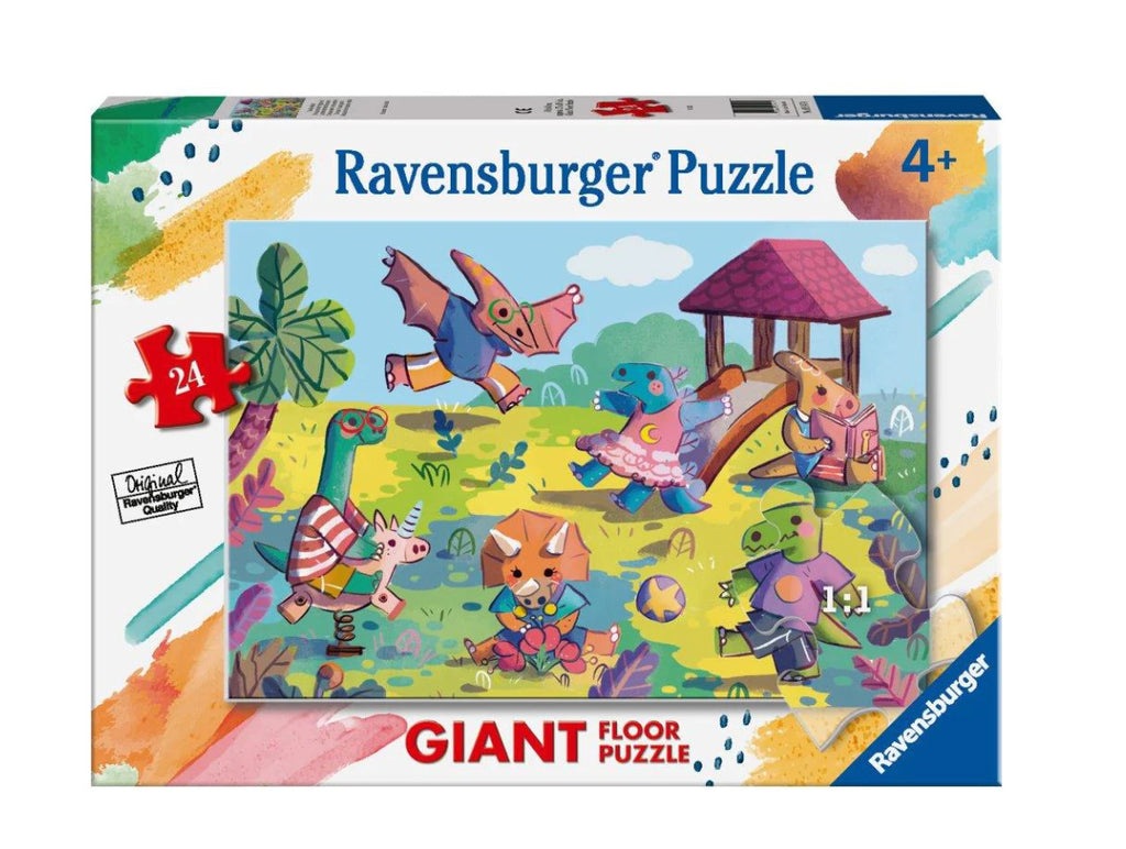 Ravensburger: Giant Floor Puzzle - Dinosaurs at Playground (24pc Jigsaw) Board Game