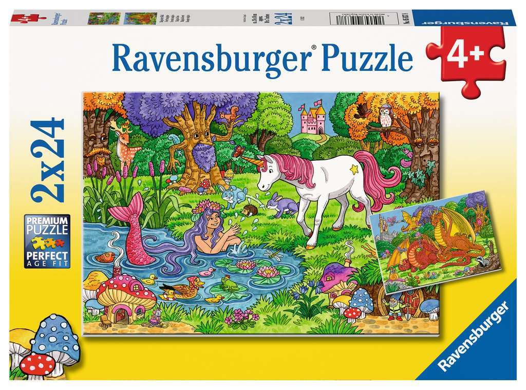 Ravensburger: Magical Forest (2x24pc Jigsaws) Board Game