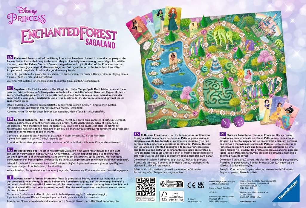 Disney Princess: Enchanted Forest - Sagaland (Board Game)