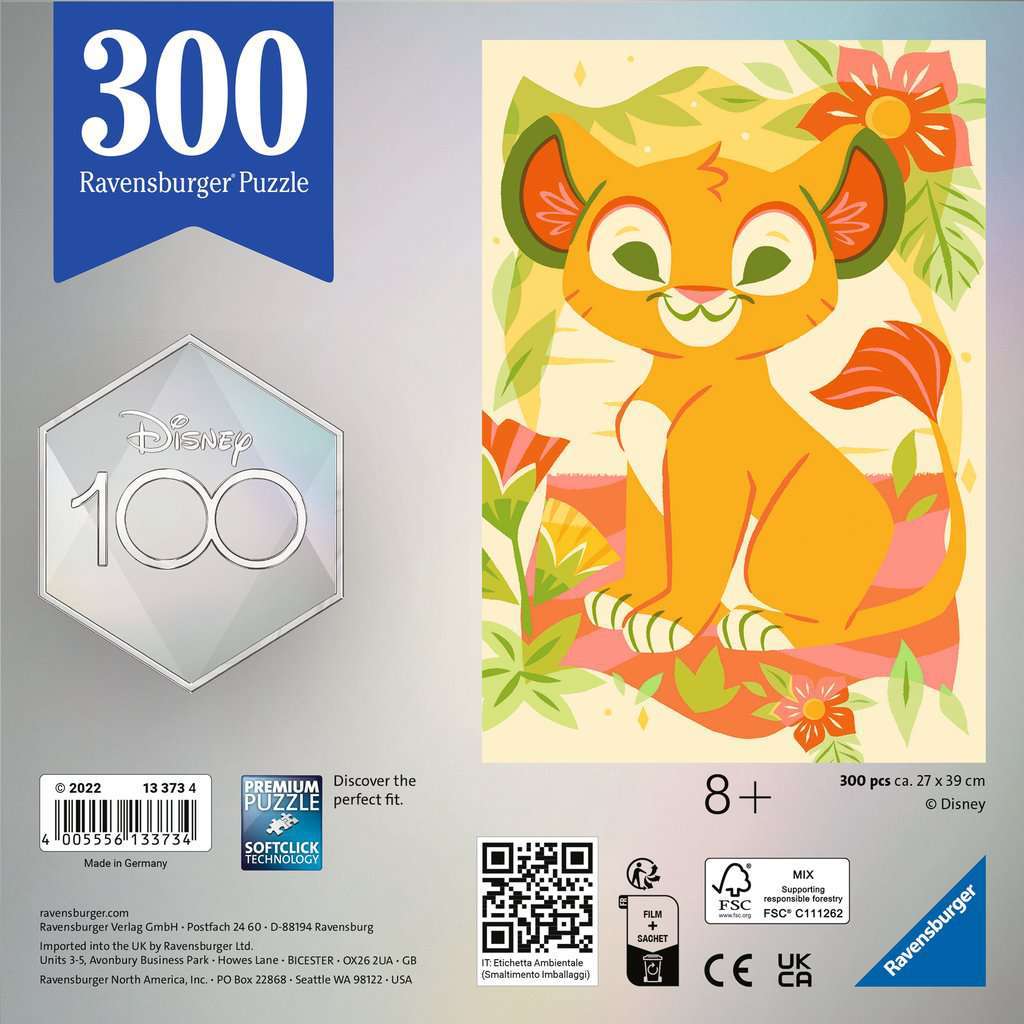 Ravensburger: Disney 100 - Simba (300pc Jigsaw) Board Game