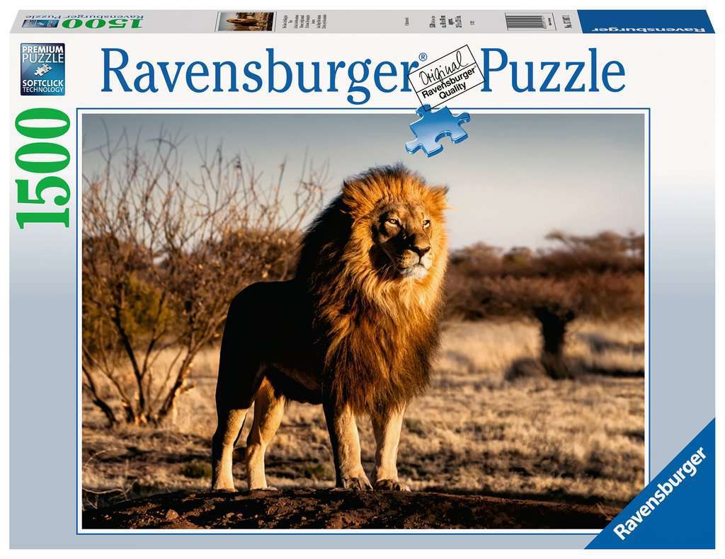 Ravensburger: Lion, King of the Animals (1500pc Jigsaw) Board Game