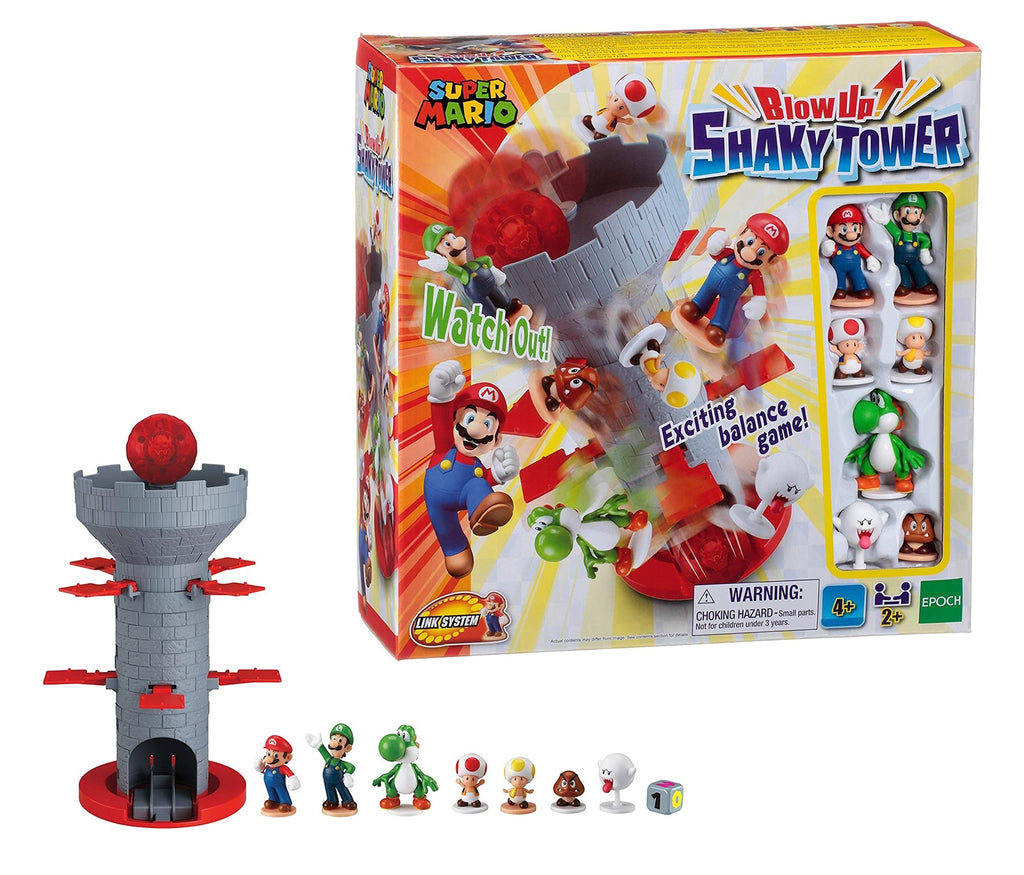 Super Mario: Blow Up! Shaky Tower - Kids Game – The Board Gamer AU