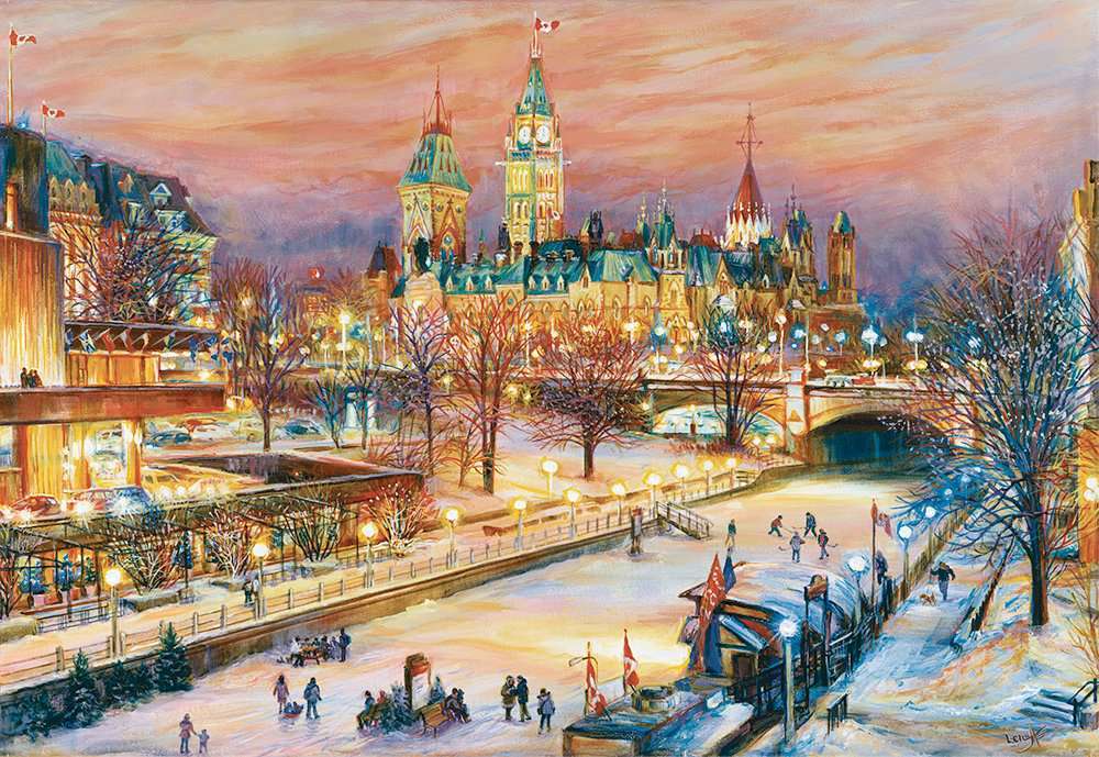 Ravensburger: Canadian Collection - Ottawa Winterlude Festival (1000pc Jigsaw) Board Game