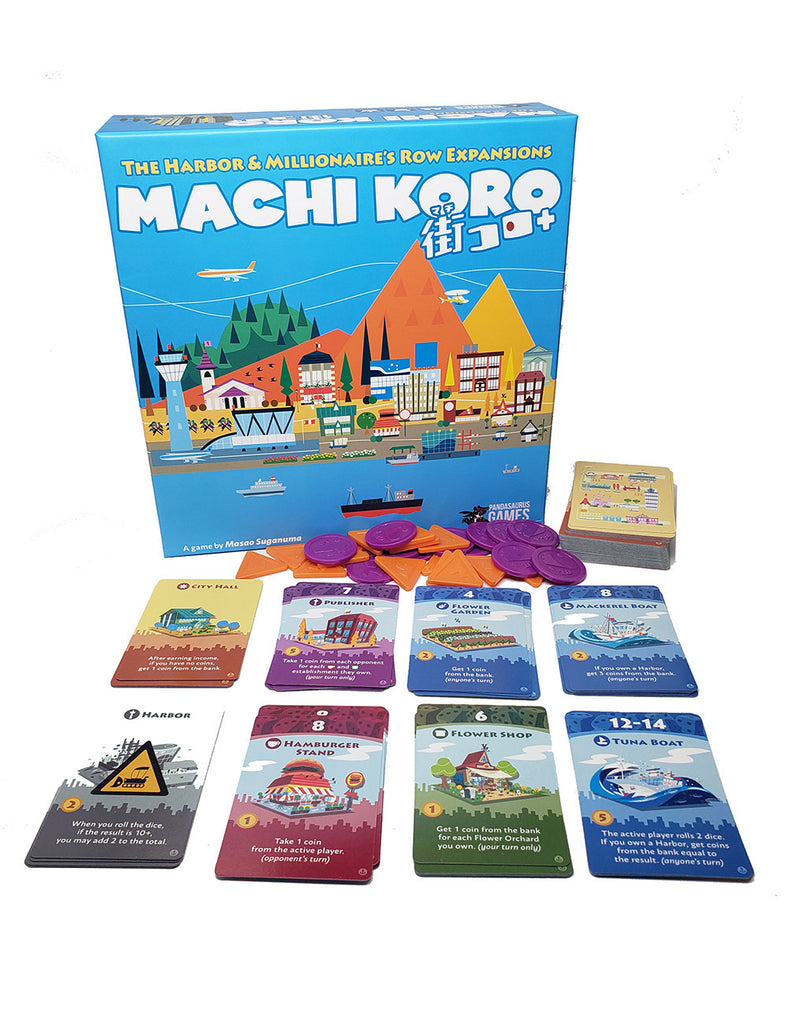 Machi Koro: The Harbor & Millionaire's Row Board Game Expansions - 5th Anniversay Edition