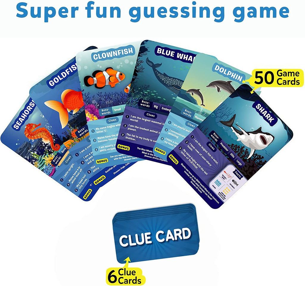 Skillmatics: Guess in 10 - Underwater Animals Board Game