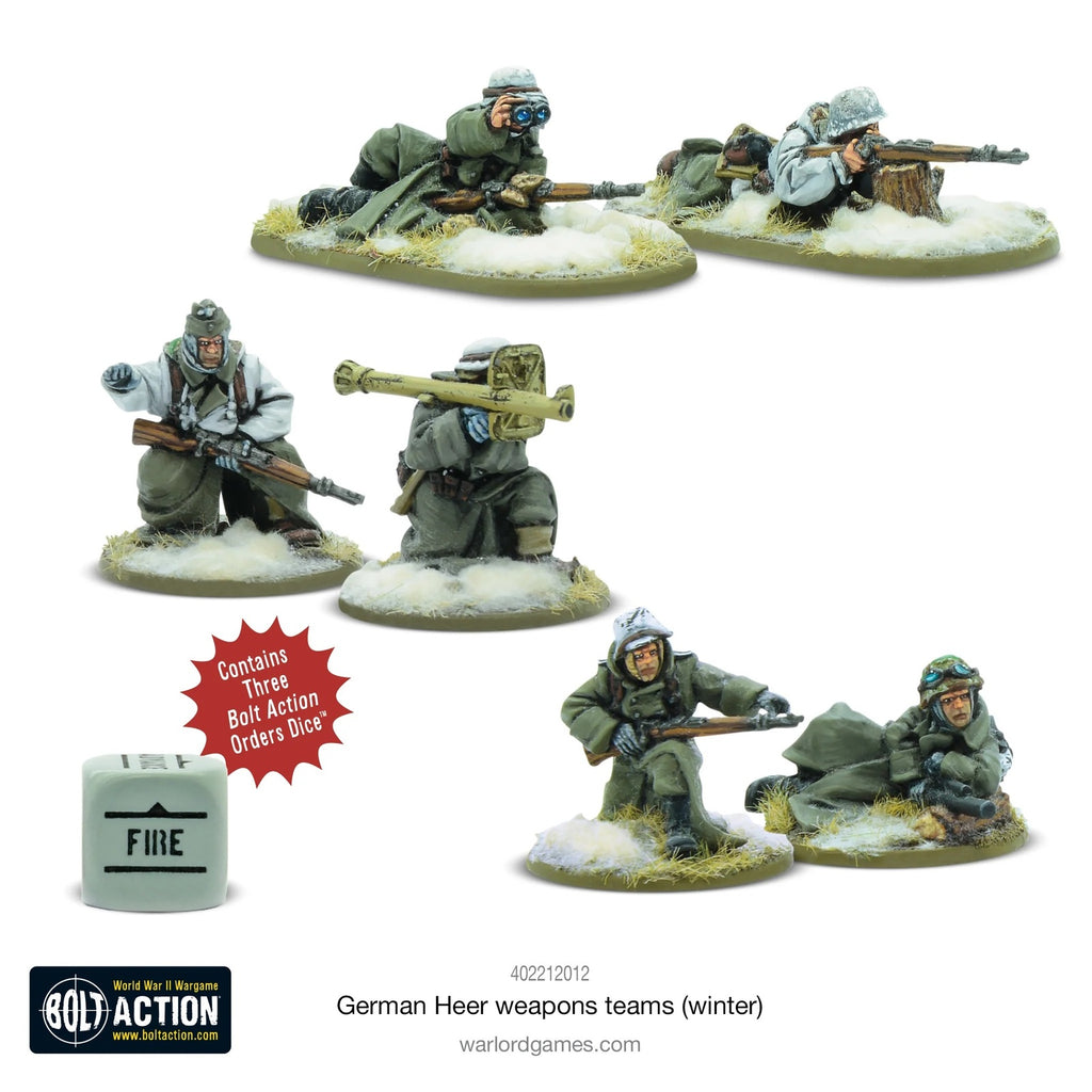 Bolt Action: German Heer Winter Weapons Teams