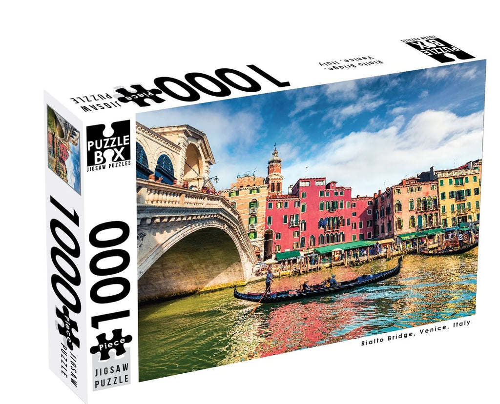 Mindbogglers: Rialto Bridge, Venice, Italy (1000pc Jigsaw) Board Game