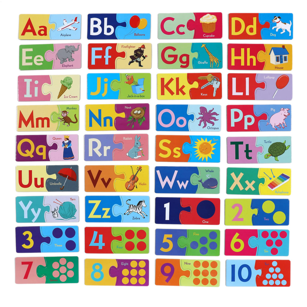 eeBoo: Alphabet & Numbers - Puzzle Pairs Board Game