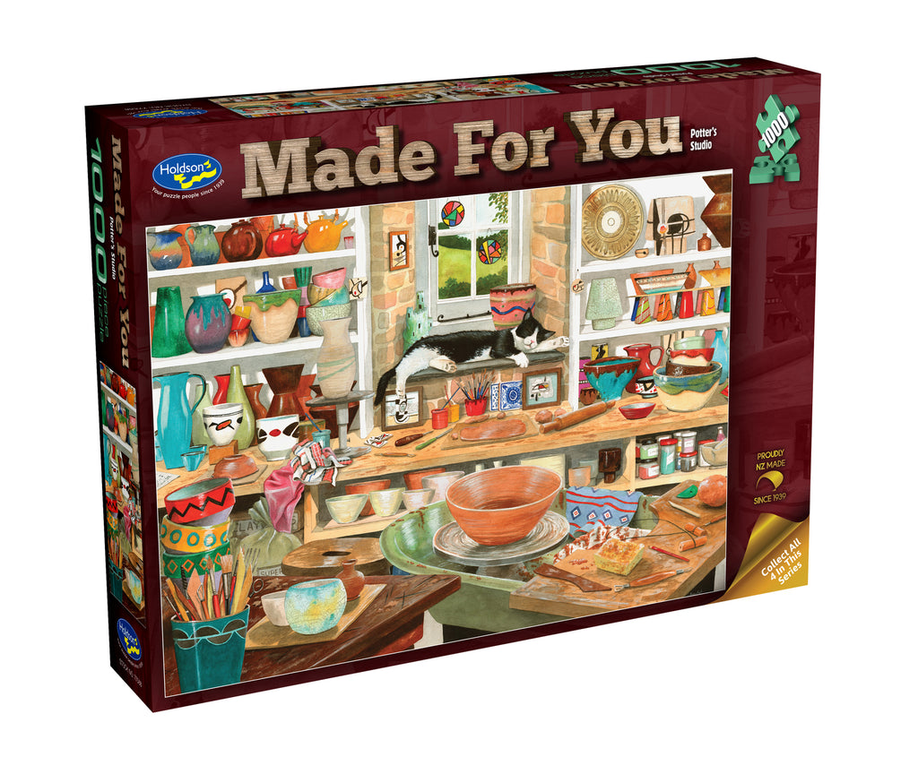 Made for You: Potter's Studio (1000pc Jigsaw) Board Game