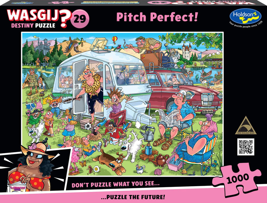Wasgij Destiny #29: Pitch Perfect Puzzle (1000pc Jigsaw) Board Game