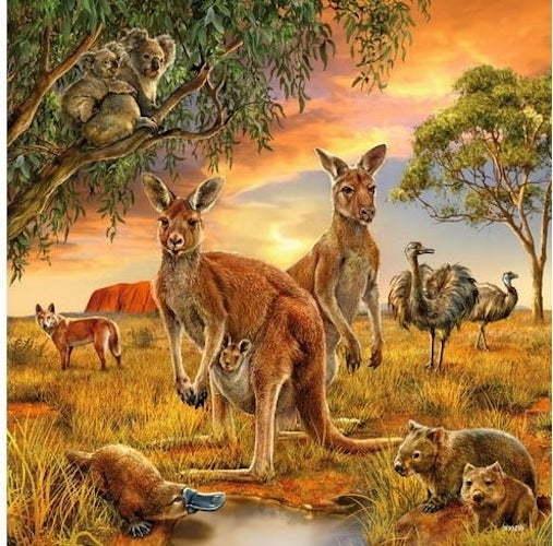 Ravensburger: Animals of the Earth (3x49pc Jigsaws) Board Game
