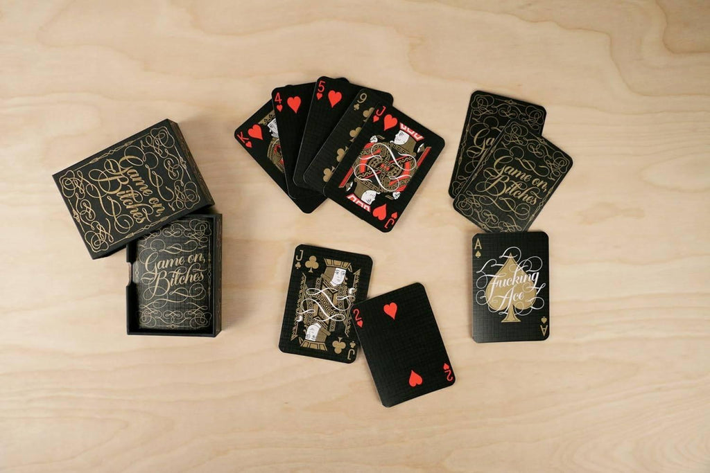 Calligraphuck: Game On, B*tches - Playing Cards
