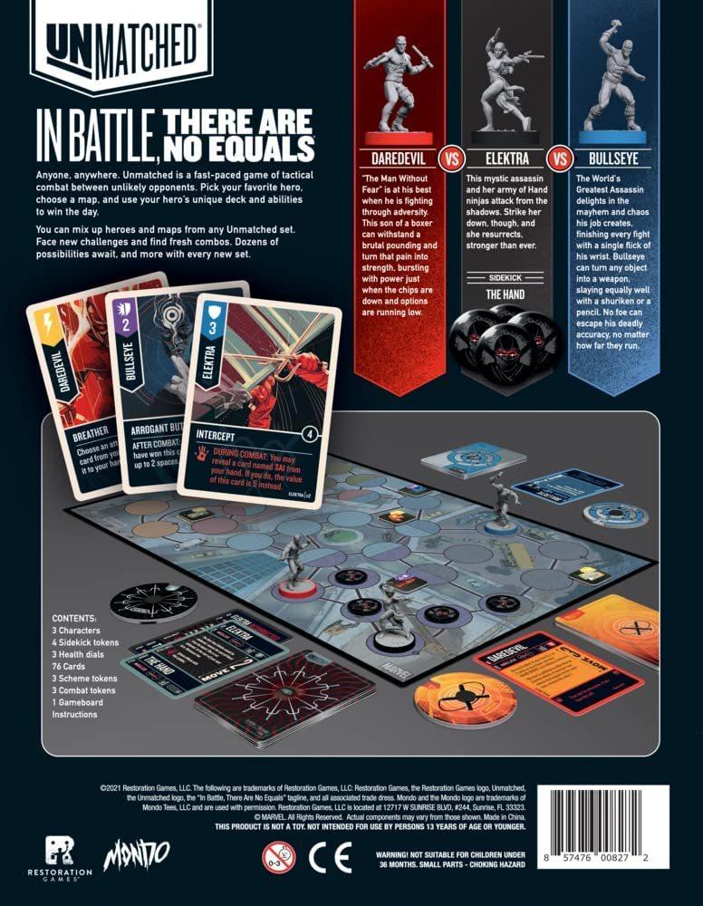 Unmatched: Marvel - Hell's Kitchen Board Game