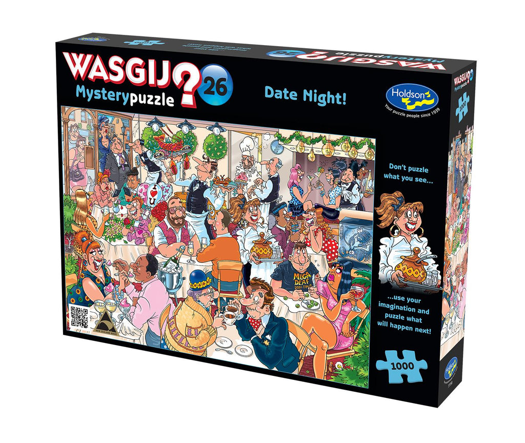Wasgij: Mystery #26 - Date Night Puzzle (1000pc Jigsaw) Board Game