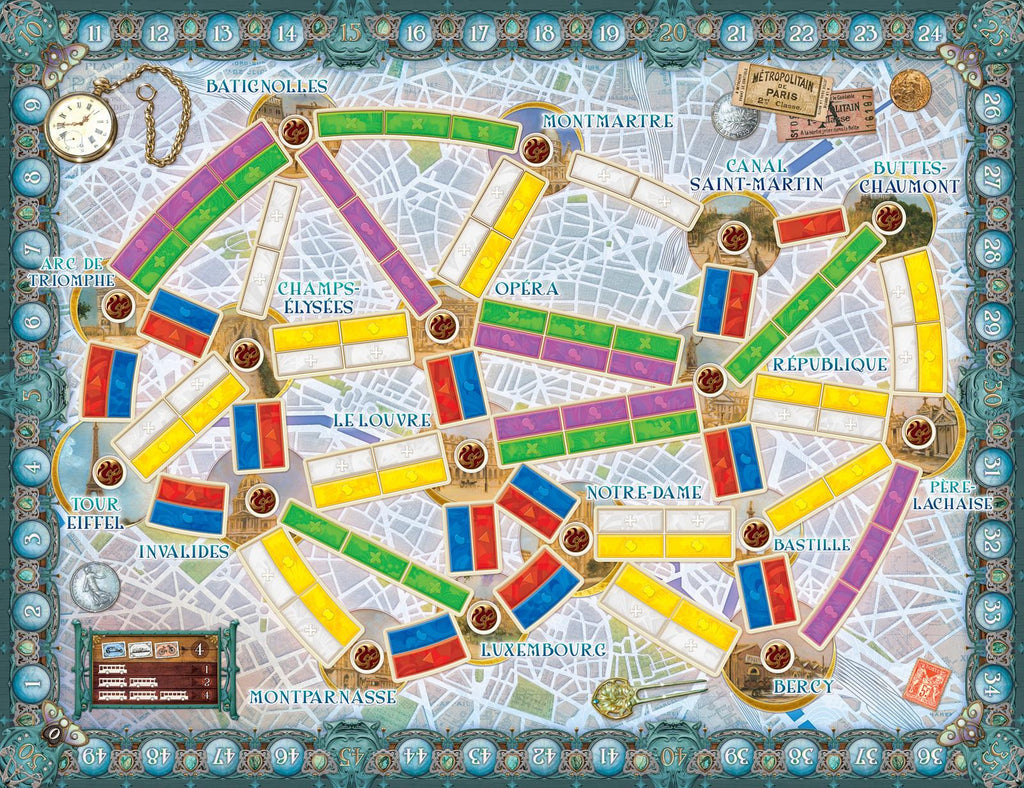 Ticket to Ride - Paris Board Game