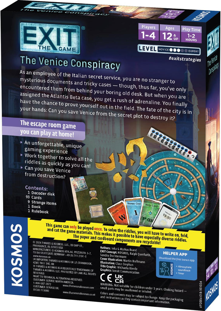 Exit the Game: Venice Conspiracy