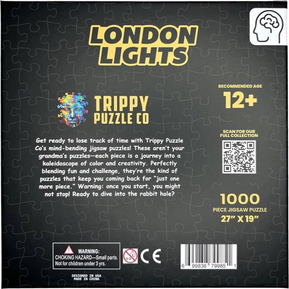 Trippy Puzzles: London Lights Puzzle (1000pc Jigsaw) Board Game