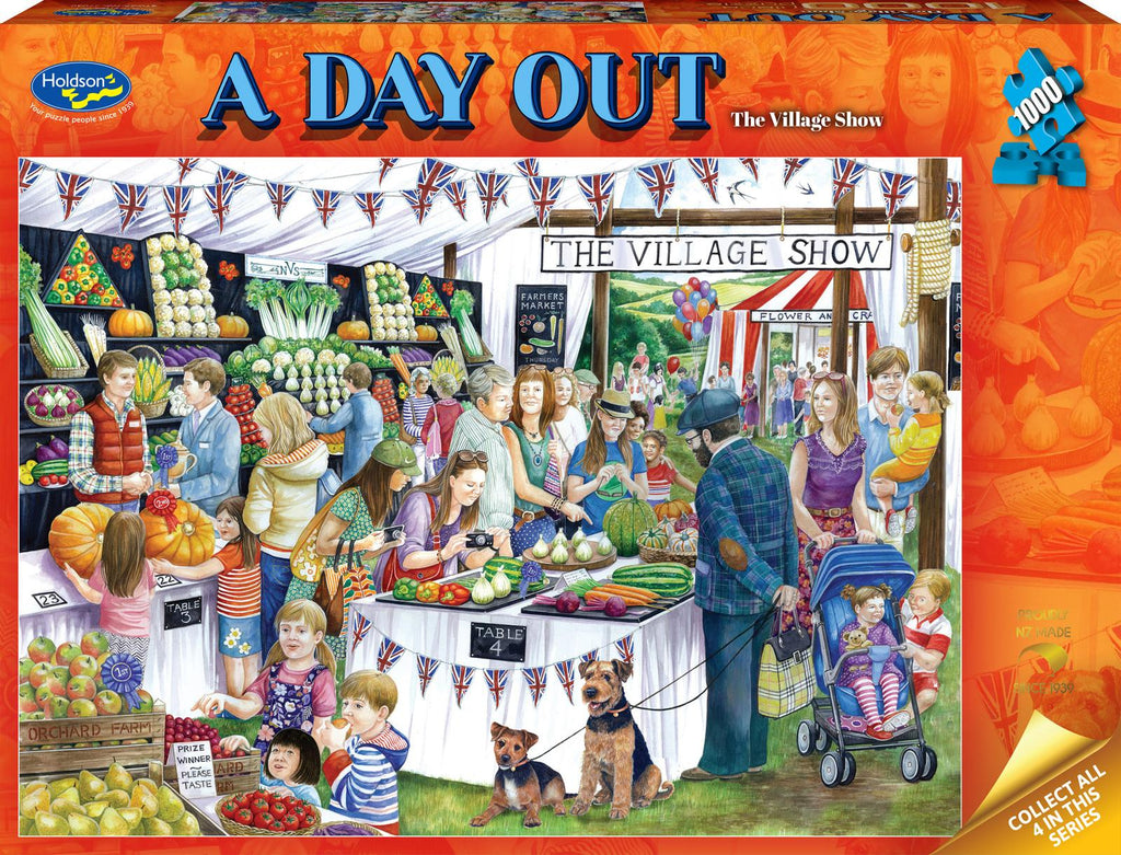 Holdson: A Day Out - The Village Show Puzzle (1000pc Jigsaw) Board Game