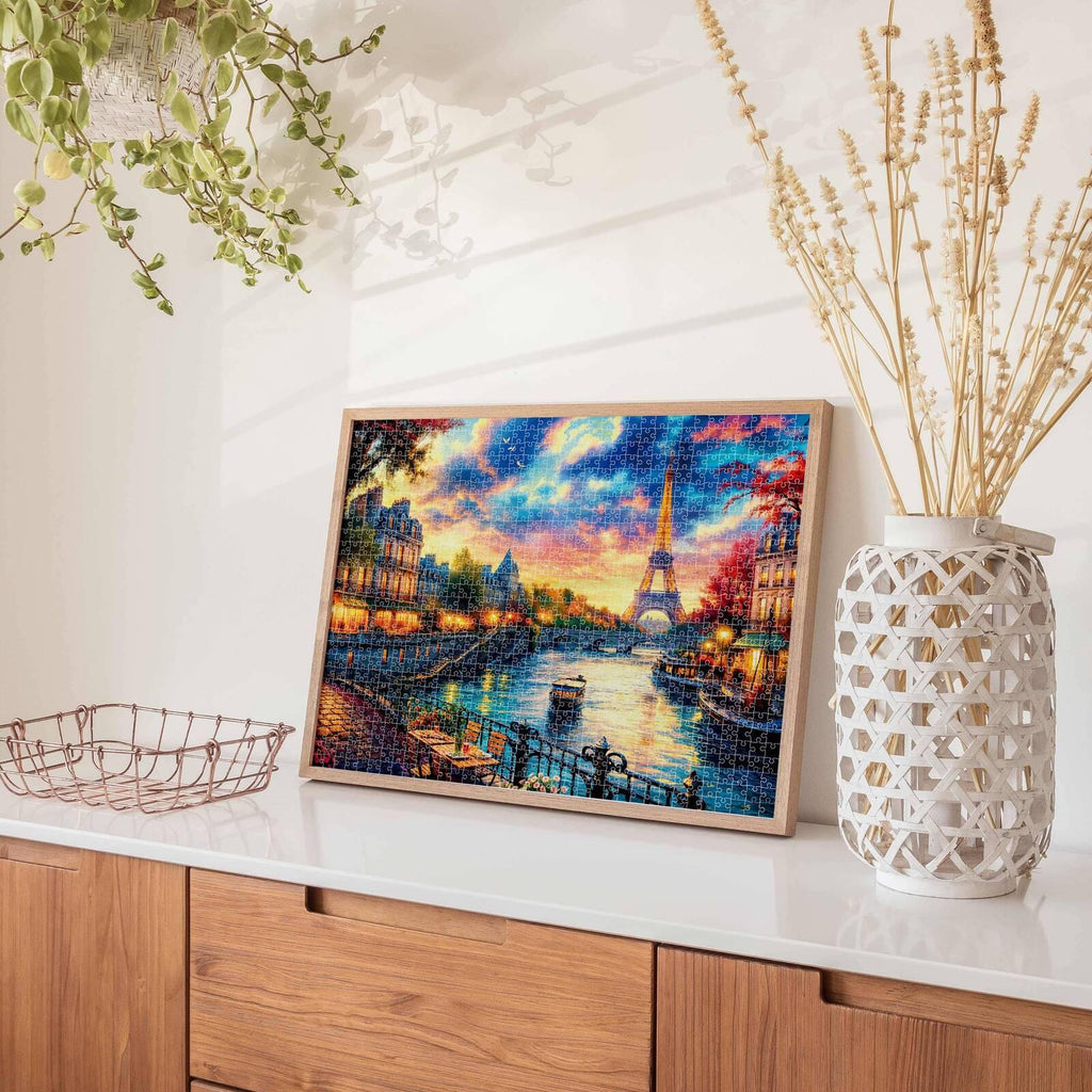 Hinkler: Mindbogglers Artisan - Eiffel on the Seine Puzzle (1000pc Jigsaw) Board Game