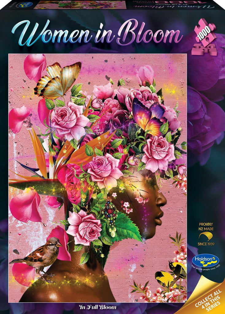 Holdson: Woman in Bloom - In Full Bloom Puzzle (1000pc Jigsaw) Board Game