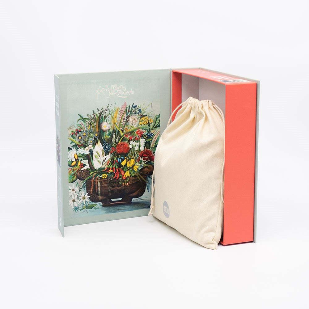 100% NZ: Native Flowers Puzzle (1000pc Jigsaw) Board Game