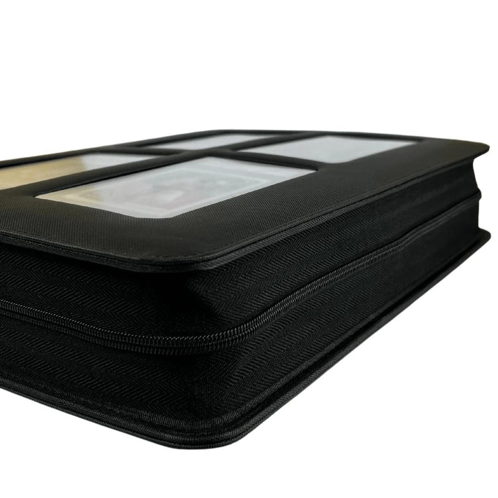 EVORETRO: Premium Card Slab Binder (with Window) - Black