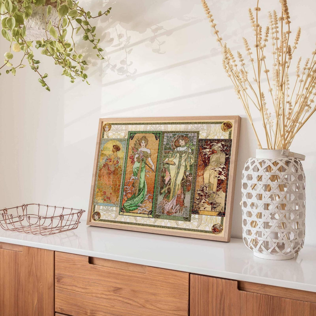 Hinkler: Mindbogglers Gold - The Seasons Puzzle (1000pc Jigsaw) Board Game