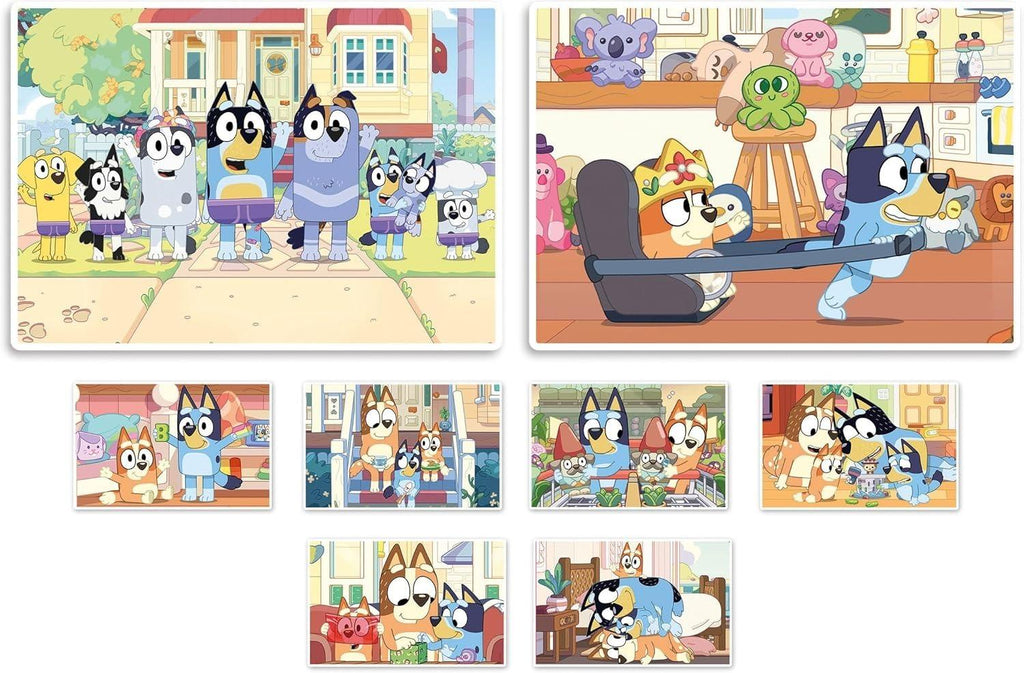 Edukit: Bluey - 4-in-1 (30, 48pc Jigsaw) Board Game