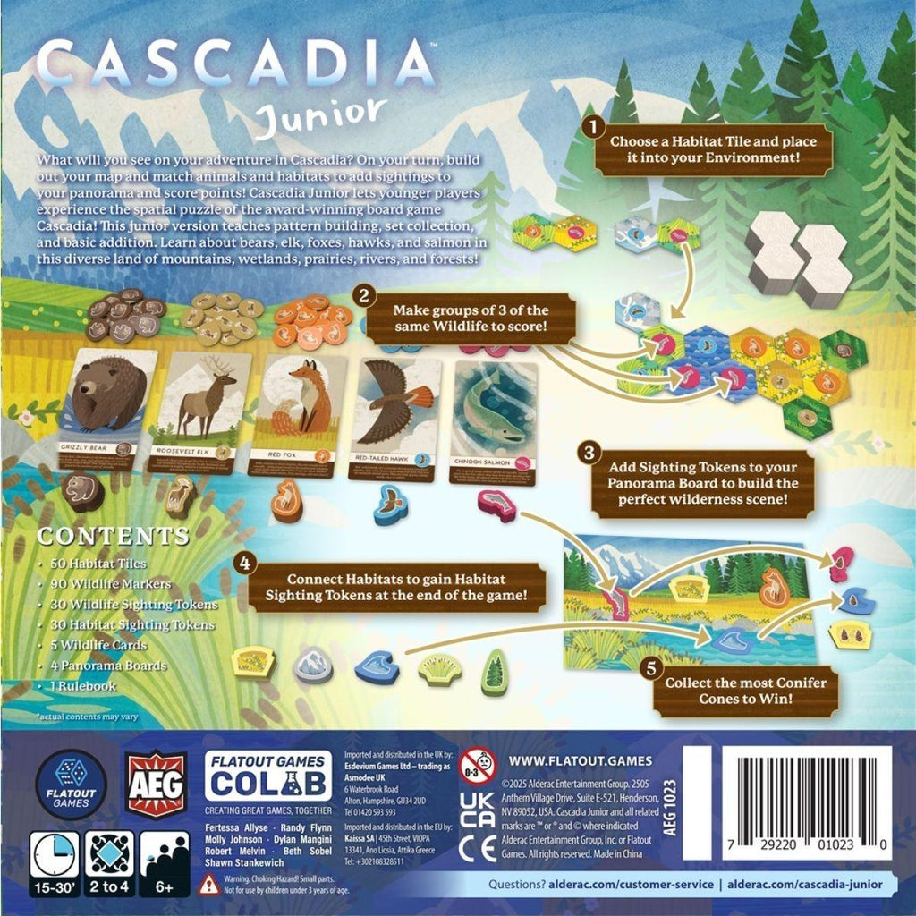 Cascadia Junior Board Game