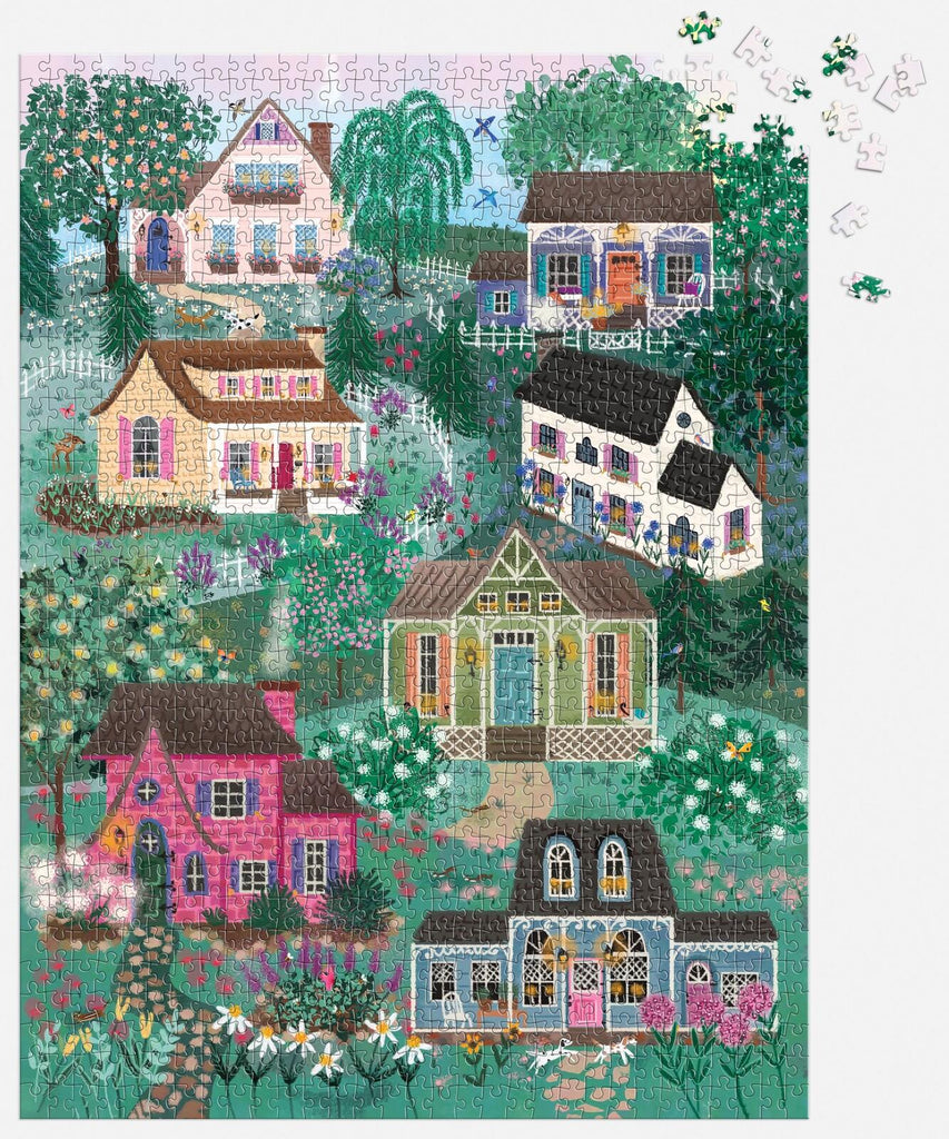 Galison: The Cottage Hills - 1000 Piece Puzzle Board Game