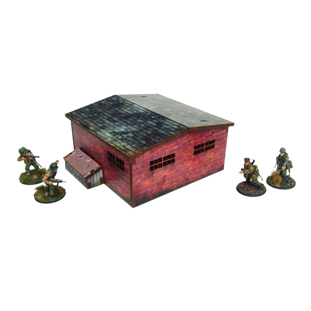 Bolt Action: Pre-Painted Ww2 - Normandy Large Brick Shed