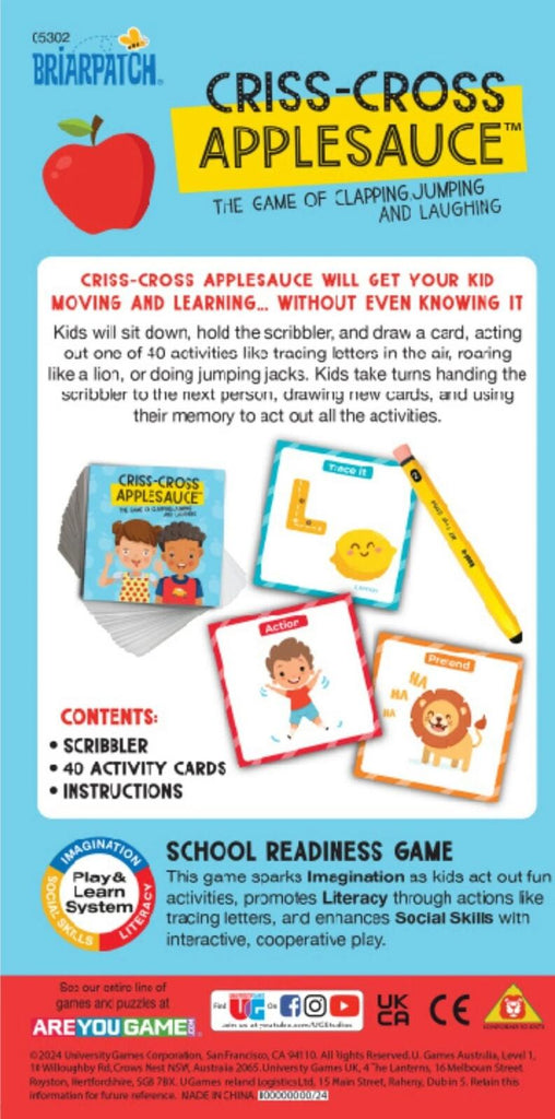 Briarpatch: Criss-Cross Apple Sauce Board Game