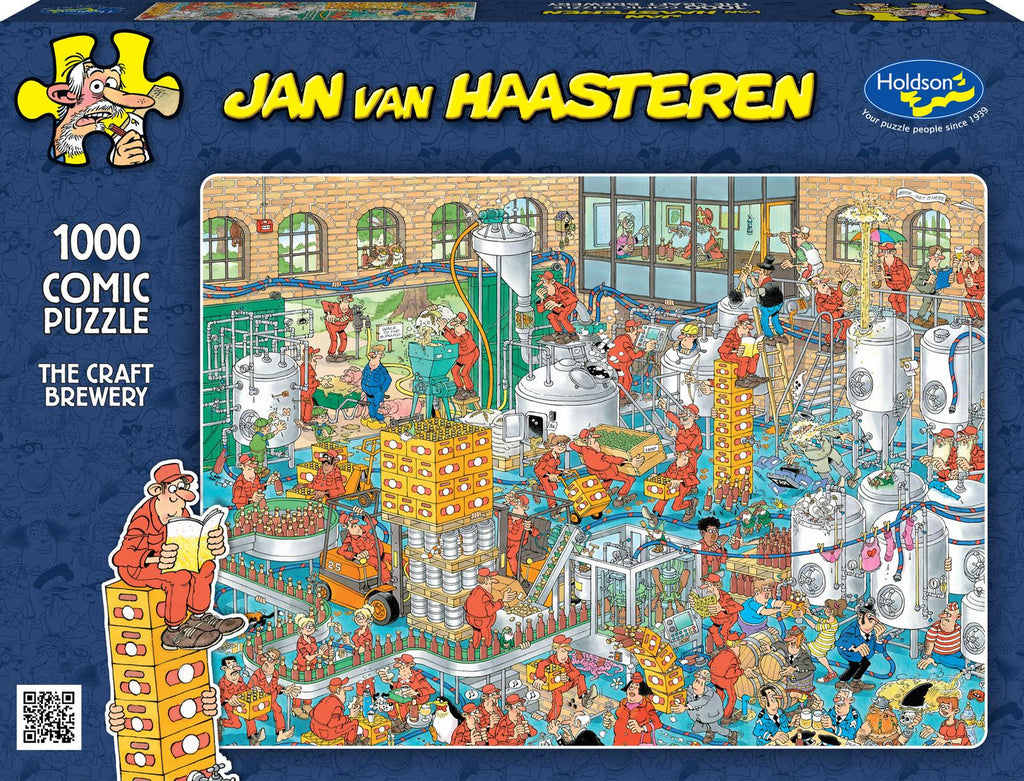 Holdson: Jan Van Haasteren - The Craft Brewery Puzzle (1000pc Jigsaw) Board Game