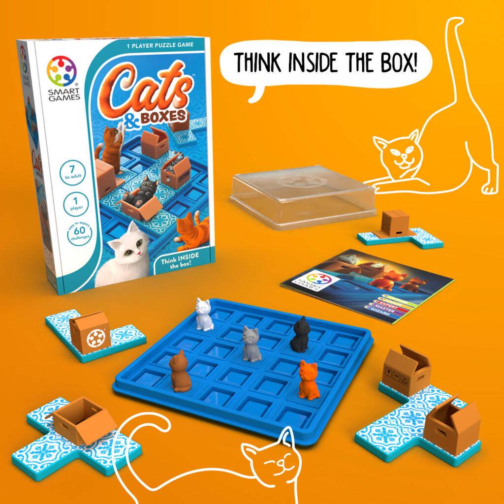 Cats & Boxes Board Game