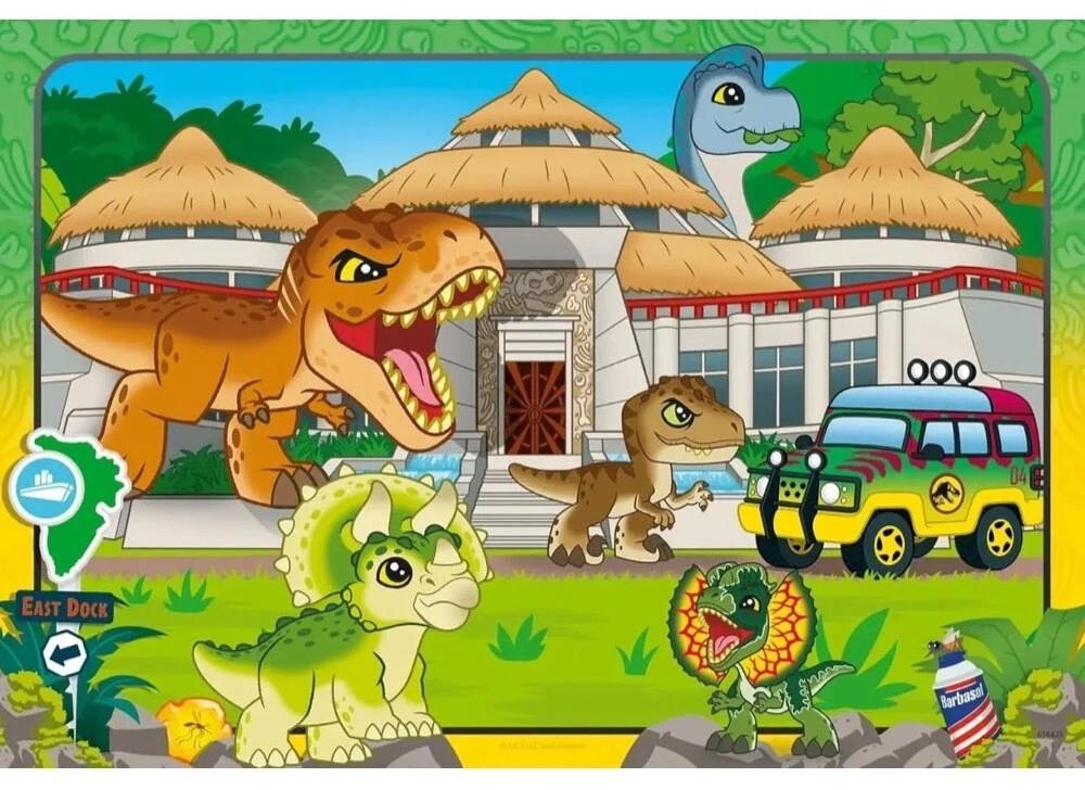 Ravensburger: Jurassic World Livin' the Wild Life! - 2in1 Puzzle Box (2x49pc Jigsaws) Board Game