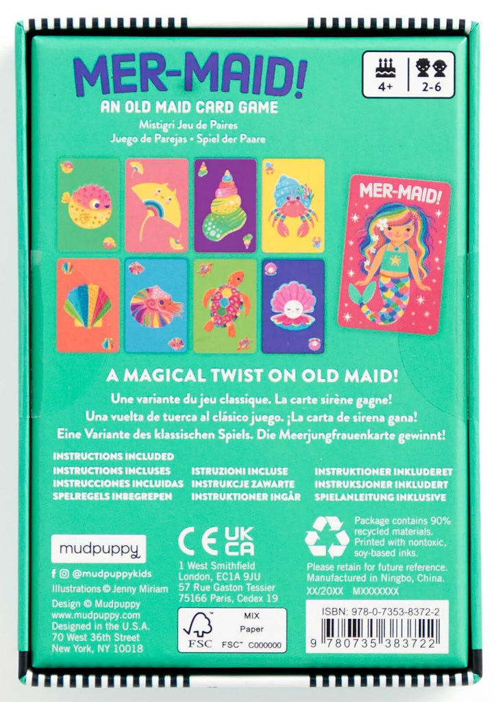 Mudpuppy: Mer-Maid Card Game