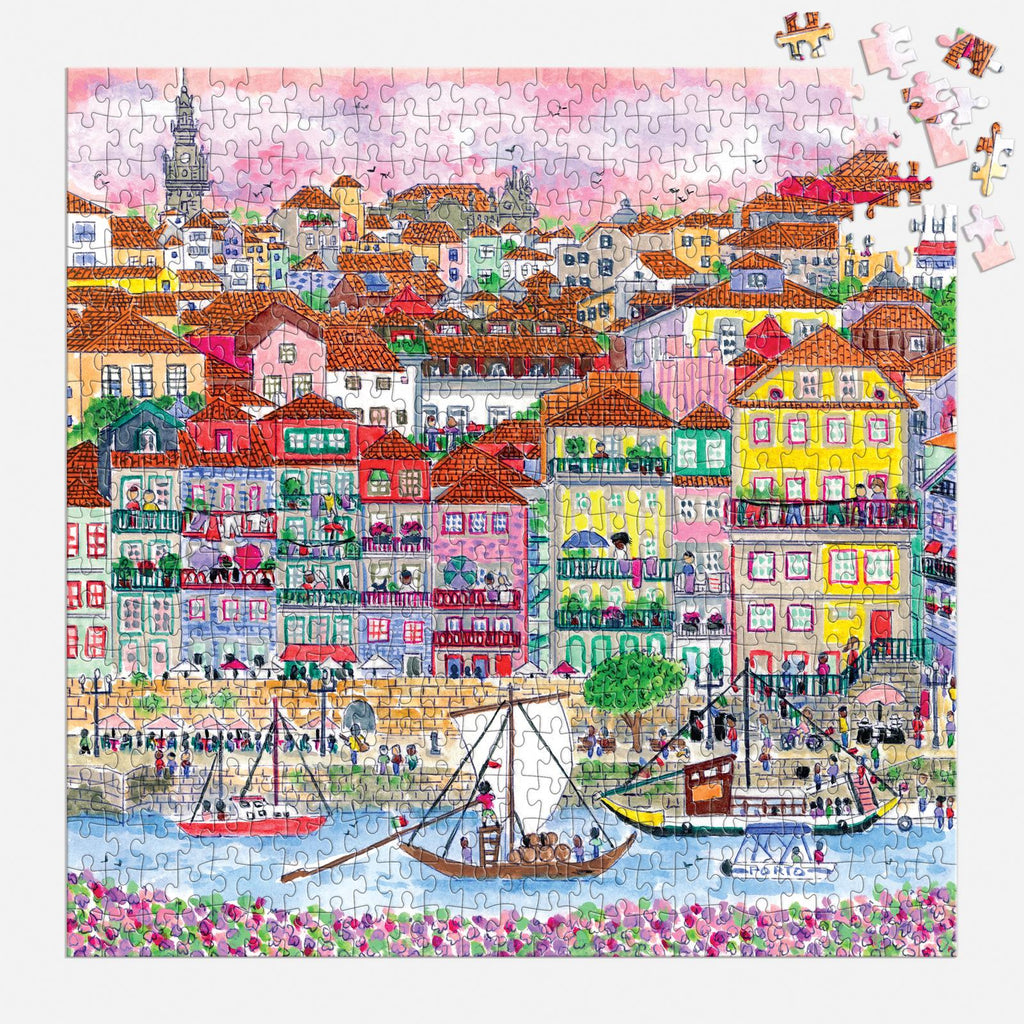 Galison: Summer in Portugal - 500 Piece Puzzle Board Game
