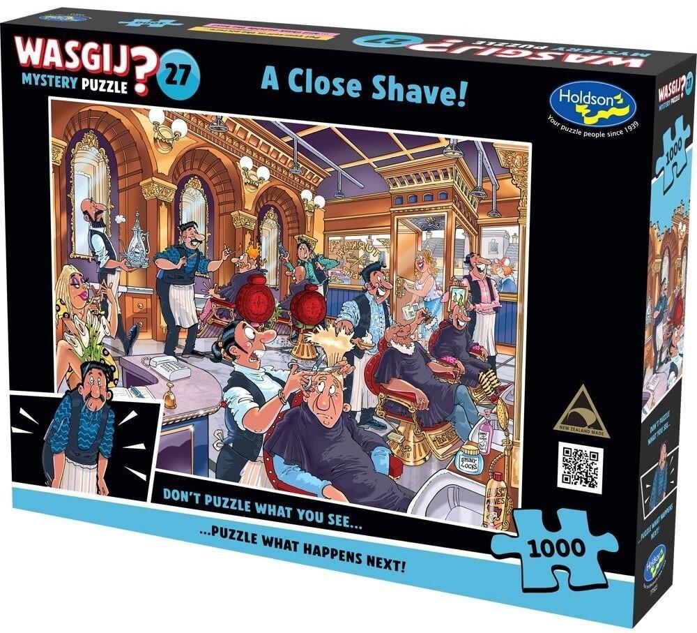 Wasgij Mystery #27: A Close Shave (1000pc Jigsaw) Board Game
