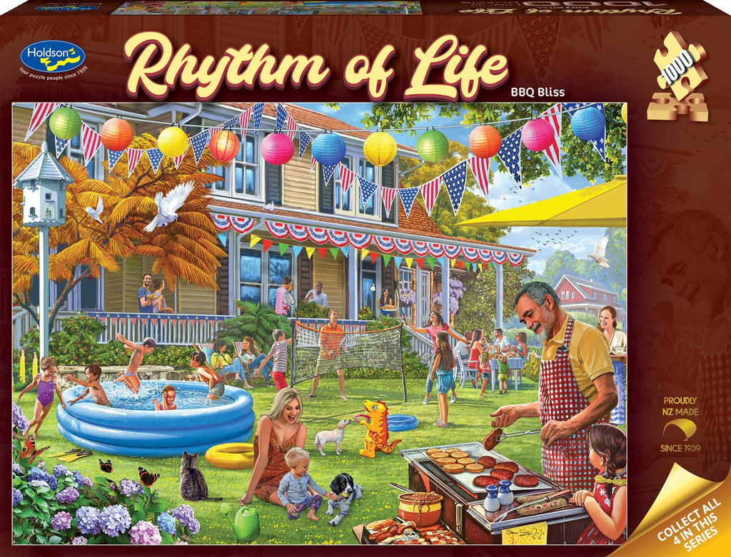 Holdson: Rhythm of Life - BBQ Bliss Puzzle (1000pc Jigsaw) Board Game