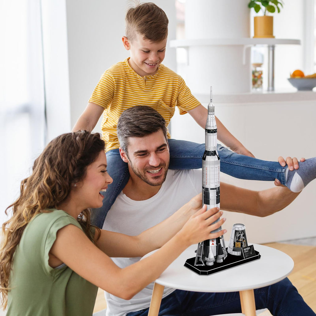 Cubic Fun: 3D NASA - Apollo Saturn V Rocket Board Game